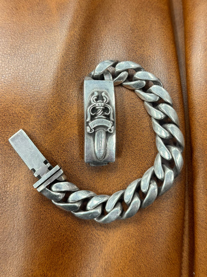 Chrome Hearts ‘Dagger Box ID’ XL Cuban Link Bracelet