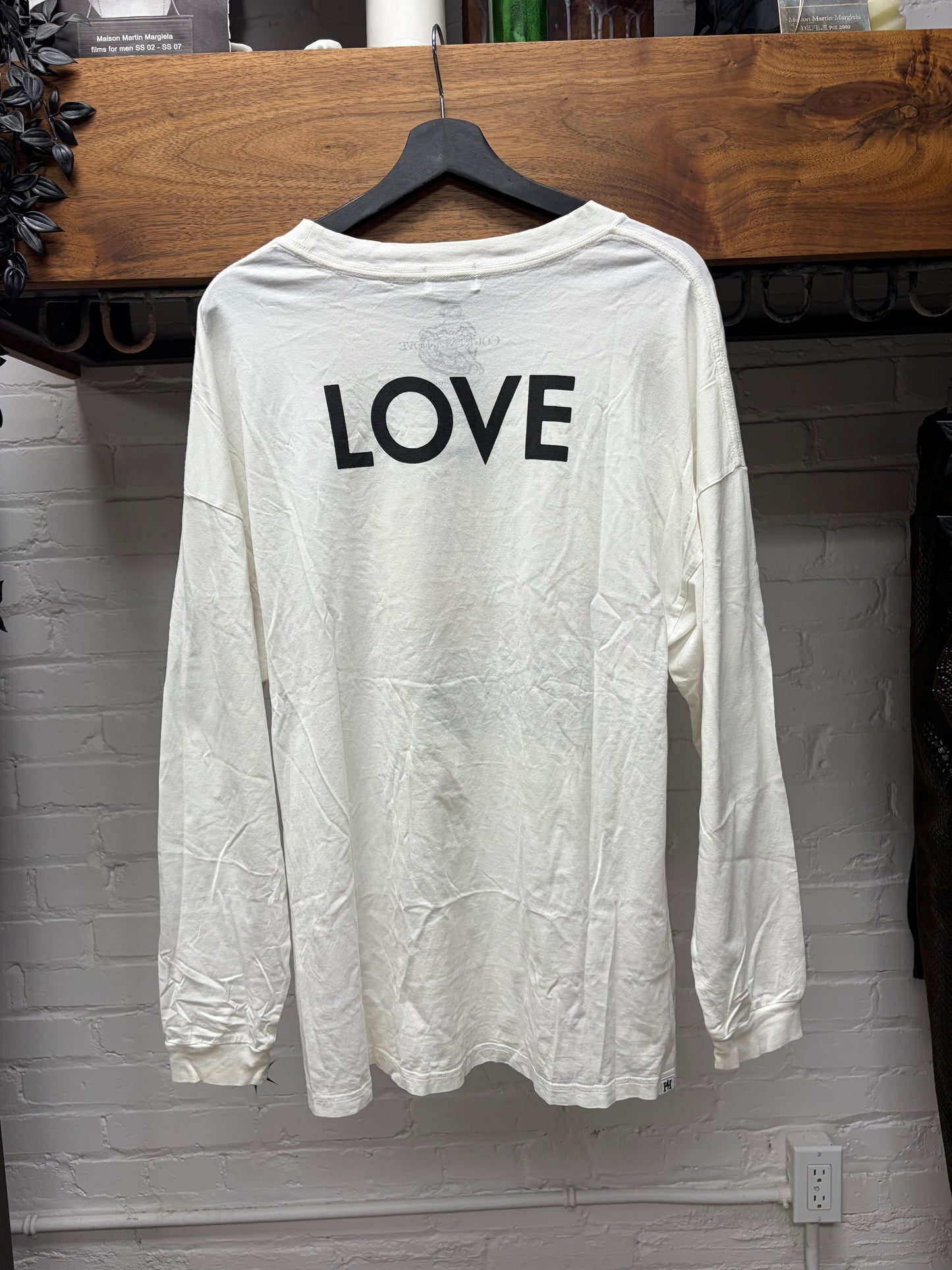 Hysteric Glamour ‘Courtney Love’ White Long Sleeve Portrait T-Shirt
