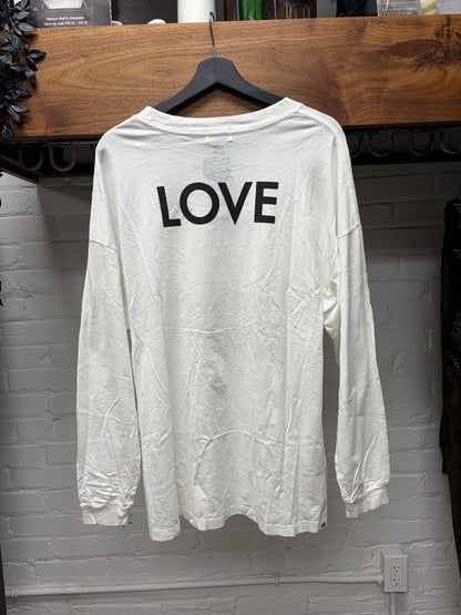 Hysteric Glamour ‘Courtney Love’ White Long Sleeve Portrait T-Shirt