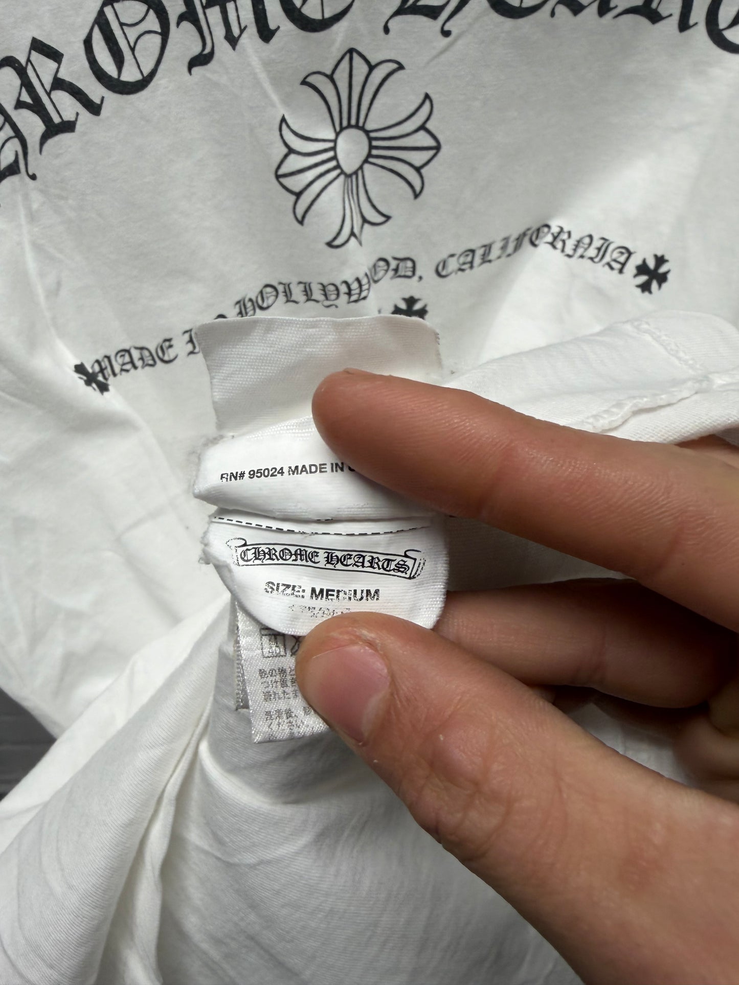 Chrome Hearts ‘CH Plus Cross’ Hollywood Store Exclusive T-Shirt