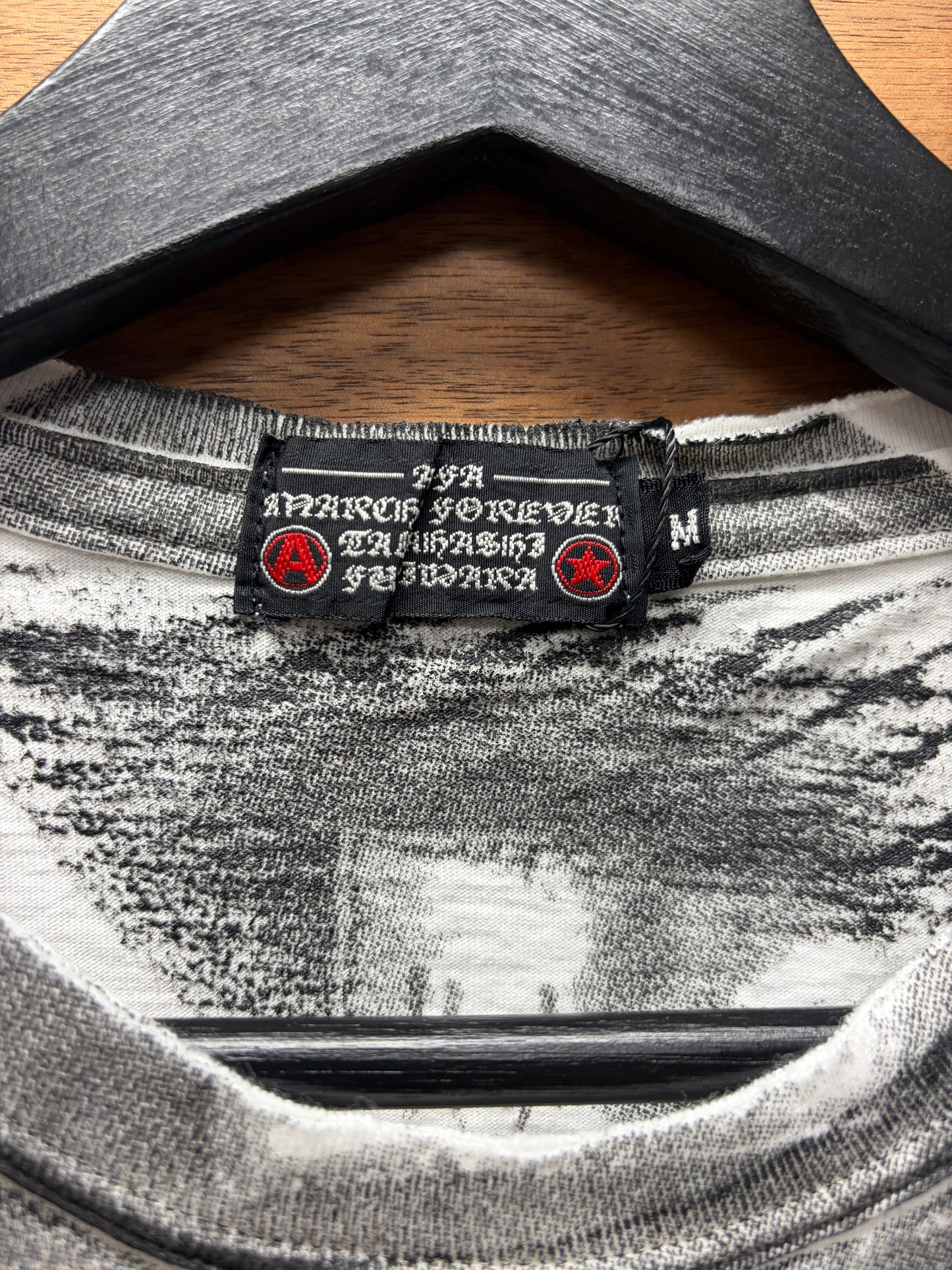 A.F.F.A. Trompe L’œil Pin Studded Biker Vest T-Shirt