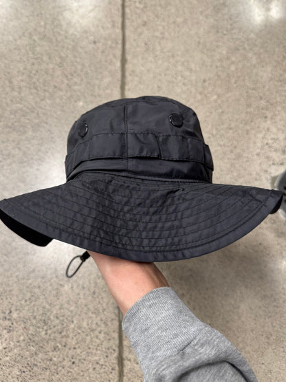 Acne Studios ‘Buko’ Black Nylon Bucket Hat