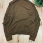 Dolce & Gabbana Military Pocket Washed Brown Zip Up Sweater