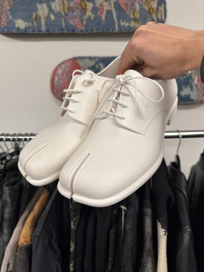 Maison Margiela Rubber ‘Tabi’ White Oxford Derbys