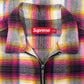 SS2024 Supreme ‘Shadow Plaid’ Zip Up Flannel