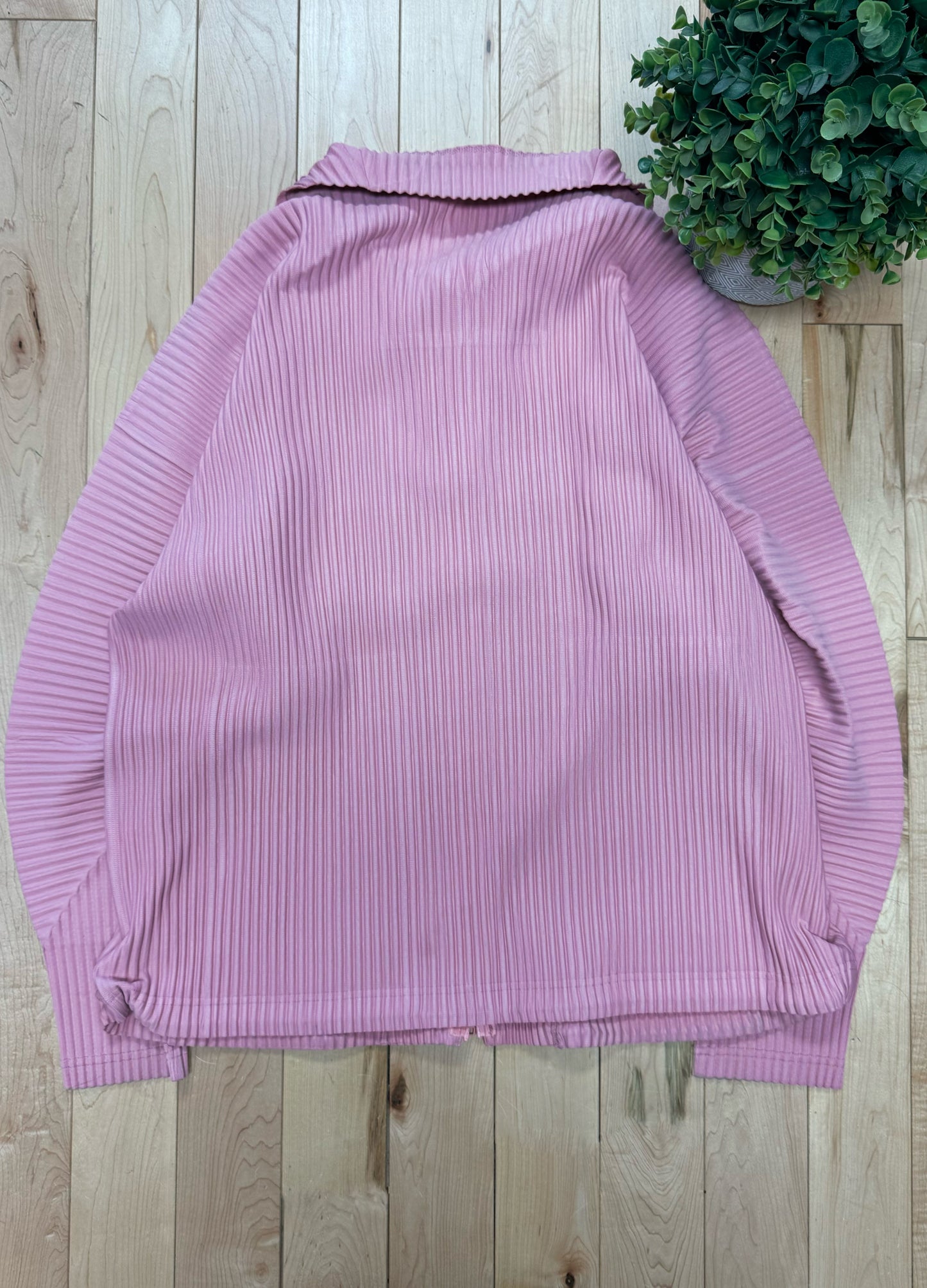 Issey Miyake ‘Homme Plisse’ Pink Zip Up Jacket