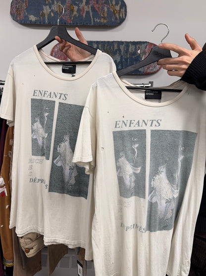 SS2021 Enfants Riche Deprimes ‘Geisha’ Reversible Distressed Tee