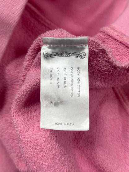 Chrome Hearts Mattyboy ‘Vantity Affair’ Pink Cross Pullover Hoodie