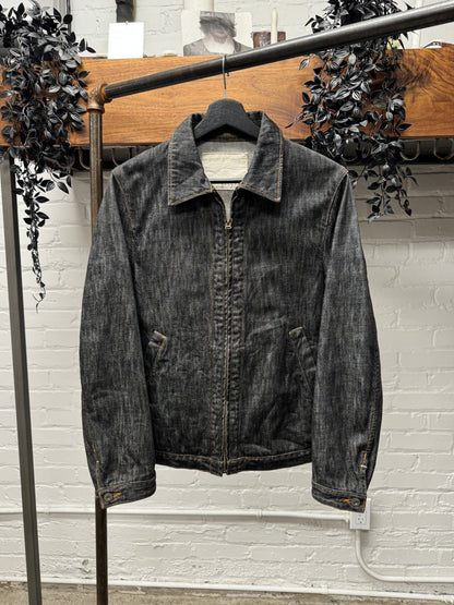 Vintage 90s Yohji Yamamoto A.A.R. Zip-Up Denim Jacket