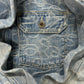 Kapital ‘Rope’ Buckle-Back Jacquard Weave Denim Jacket