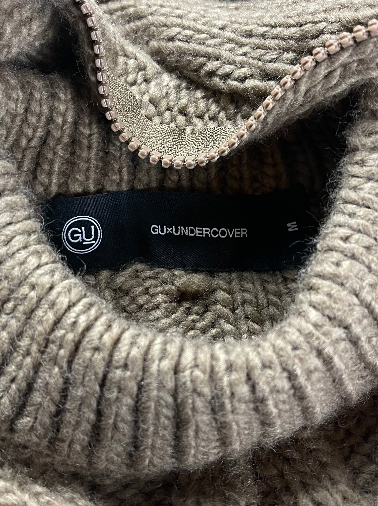 Undercover GU Heavyweight Cable Knit Sweater