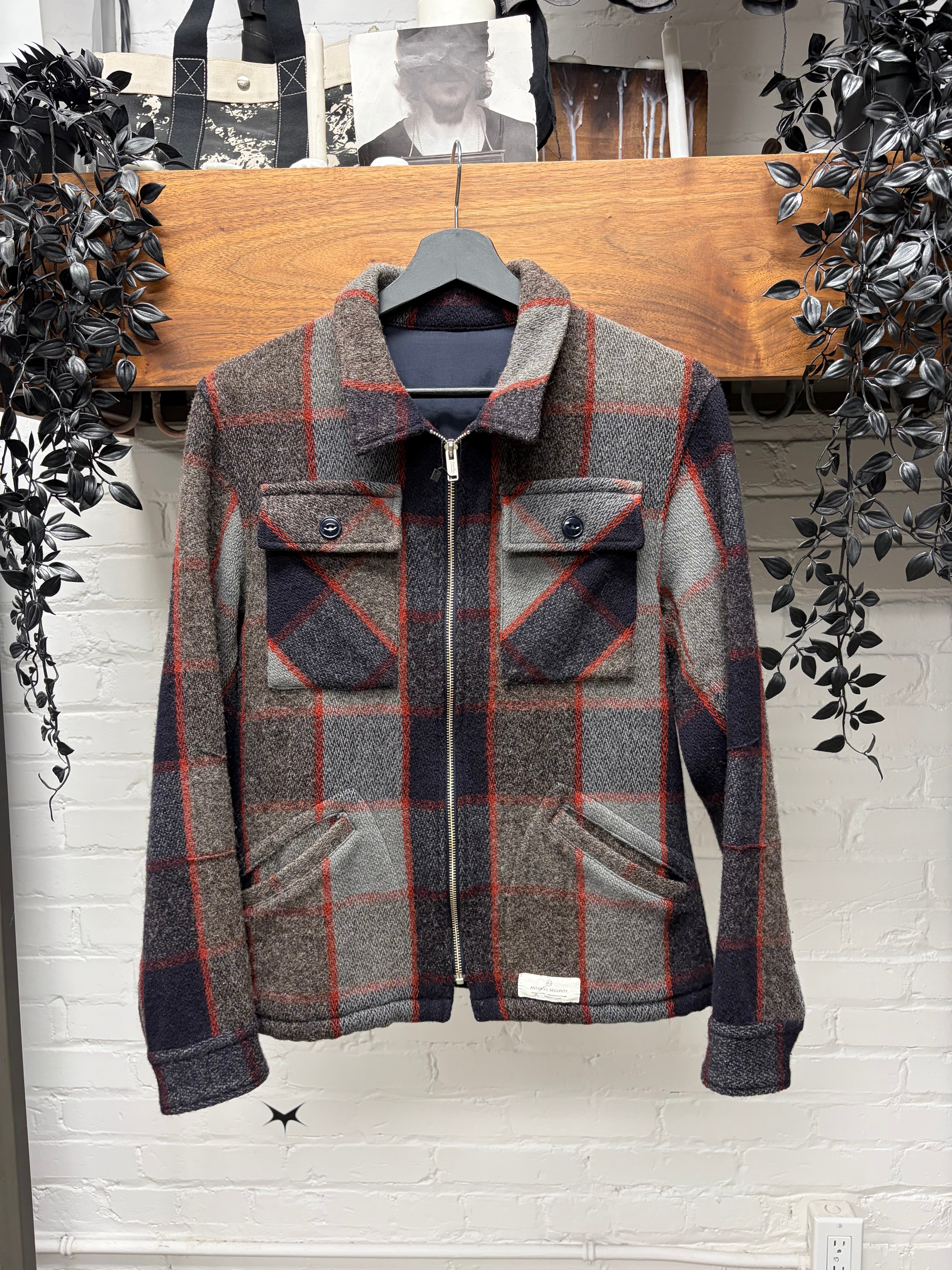 AW2011 Undercover Plaid Zip-Up Work Shirt – Alex Maxamenko