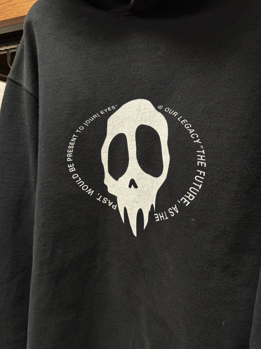 Our Legacy ‘Maverick Skull’ Black Pullover Hoodie