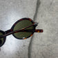 Jil Sander ‘Tortoiseshell’ Green Tinted Sunglasses