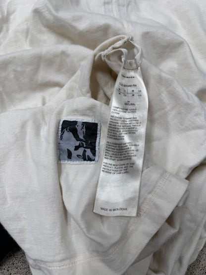 Rick Owens DRKSHDW ‘Natural’ White Short Sleeve Shirt