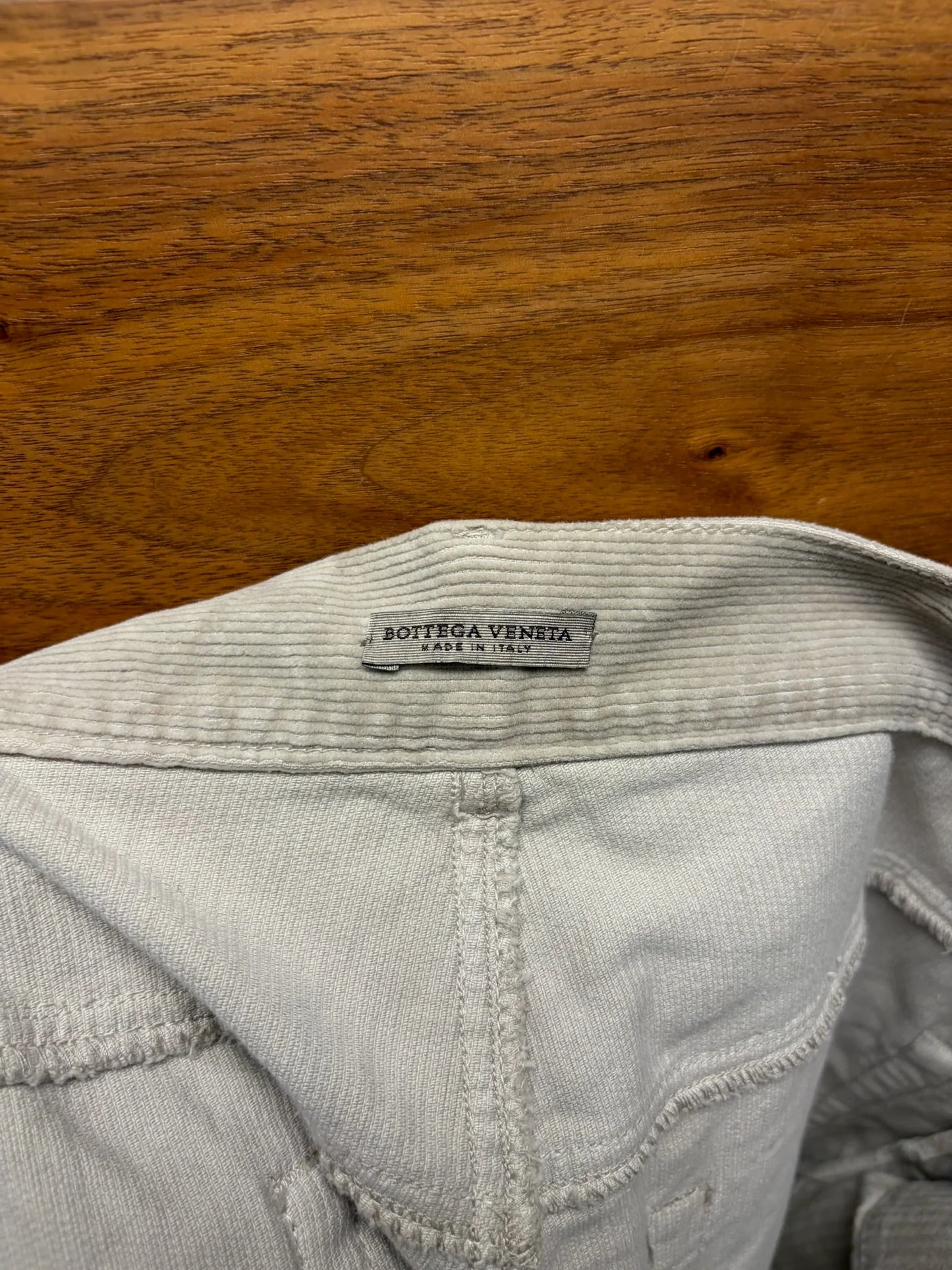 Bottega Veneta Tan Corduroy Skinny Jeans