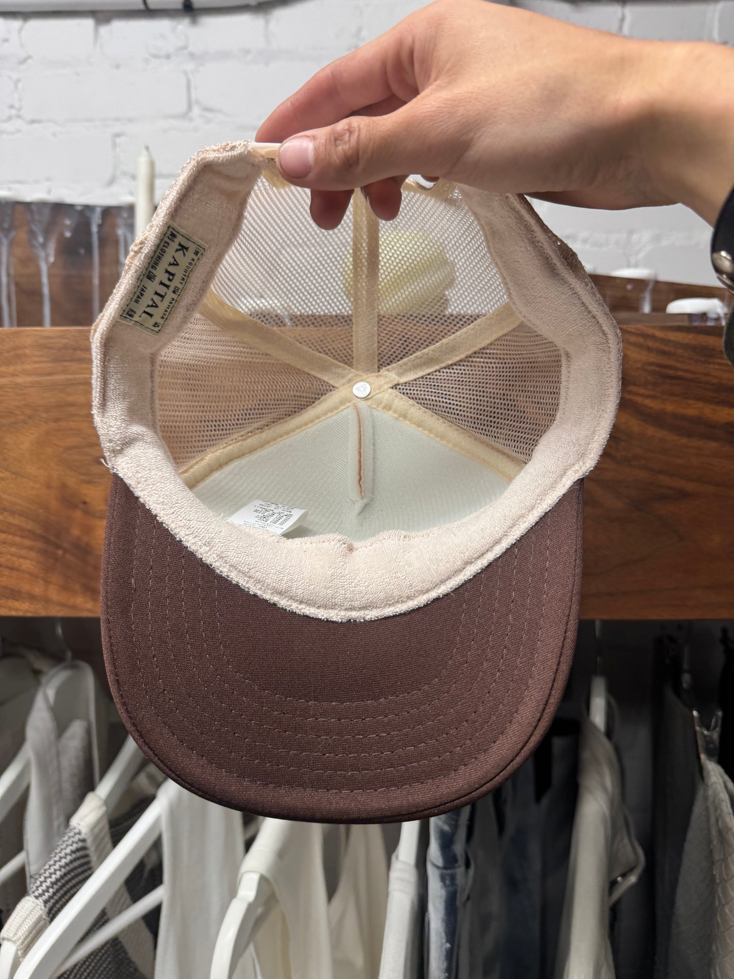 Kapital Kountry ‘The Denim Died’ Mesh Trucker Hat