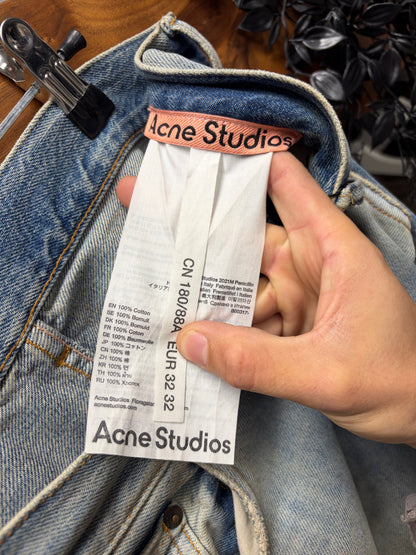 Acne Studios Mud Wash Blue ‘2021M’ Flared Leg Denim