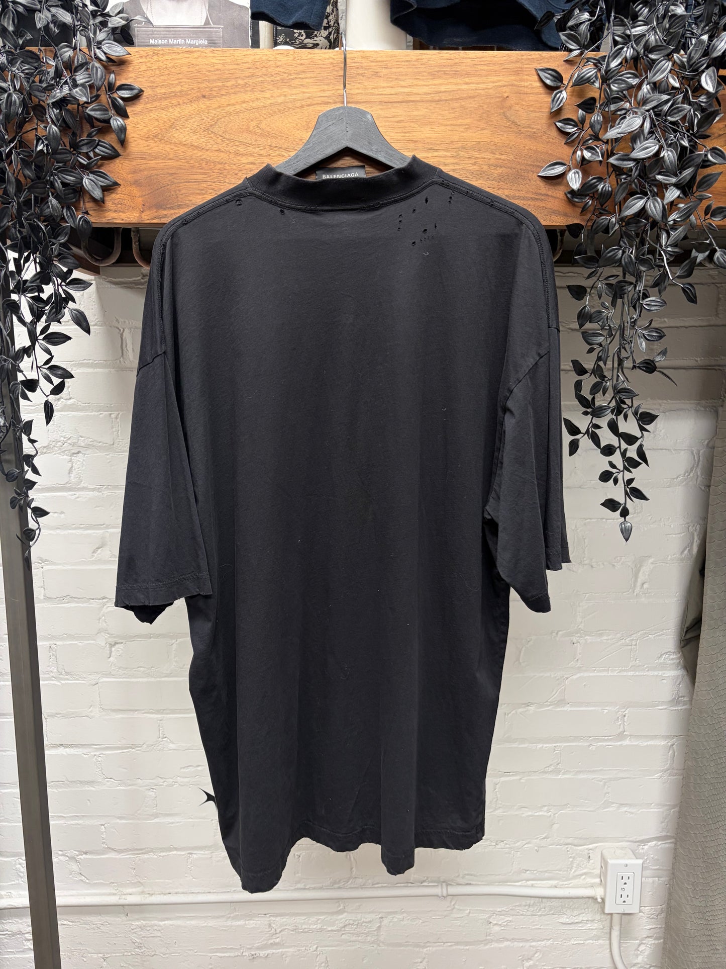 2022 Balenciaga ‘Free Styling Tips’ Black Graphic T-Shirt