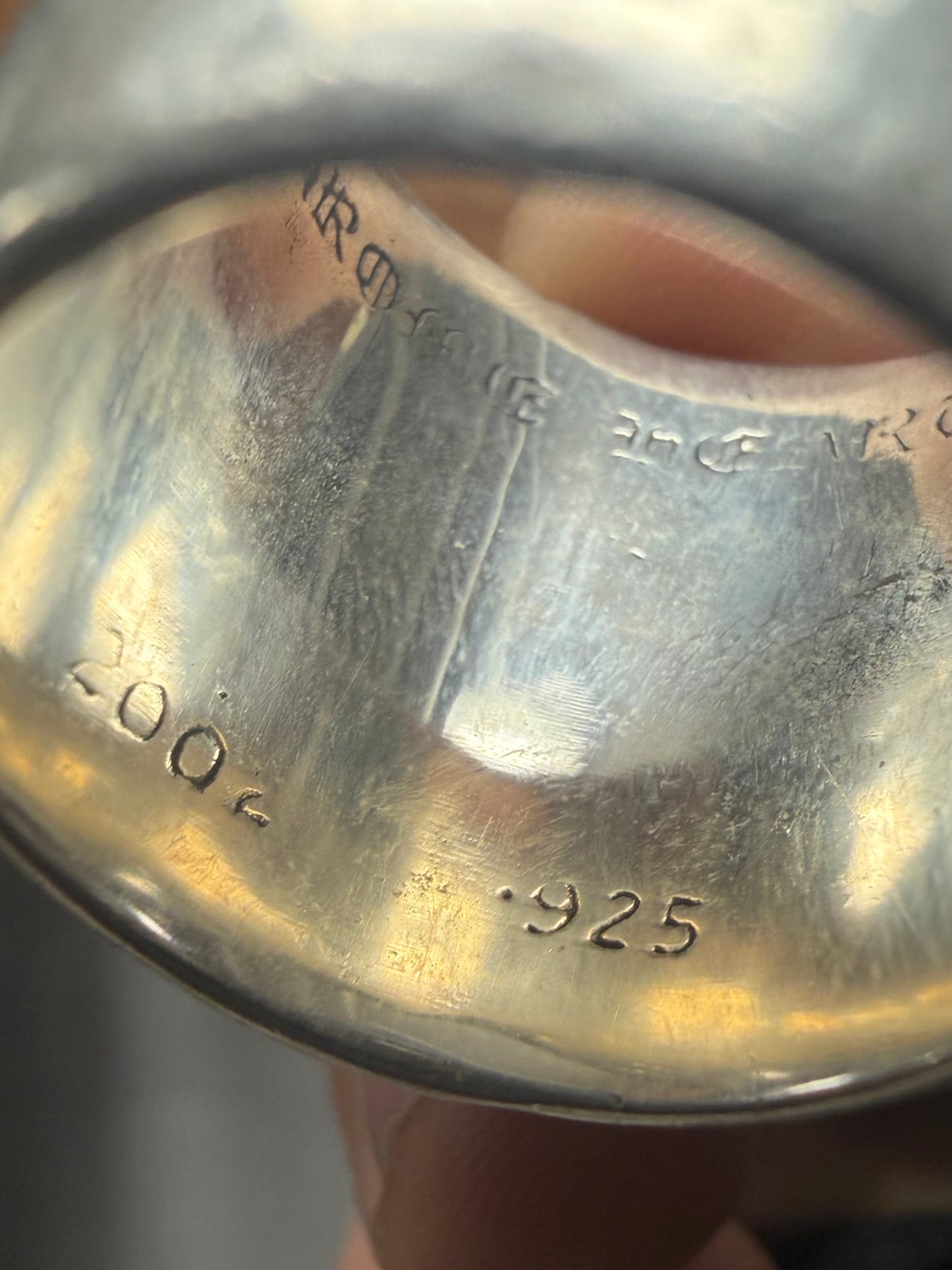 Chrome Hearts ‘Classic Oval Cross’ 925 Silver Ring