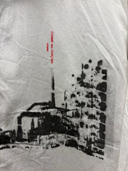 1991 Comme Des Garçons Homme ‘Cityscape’ White Button Up Shirt