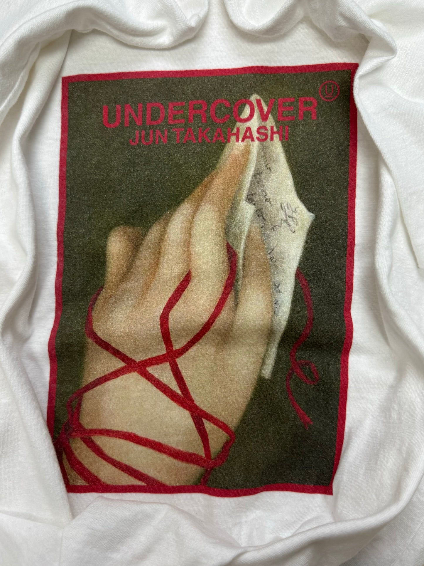 Undercover ‘Hands’ Box White Graphic T-Shirt