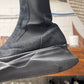 Rick Owens ‘Abstract Sole’ Black Canvas High Cut Boots