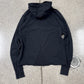 Thom Krom Double Layered ‘Thumbhole’ Zip-Up Hoodie