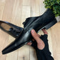 Burberry Oxford Black Leather Dress Shoes