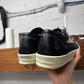 Rick Owens ‘Mainline’ Black Leather ‘Vans’ Low Top Sneakers