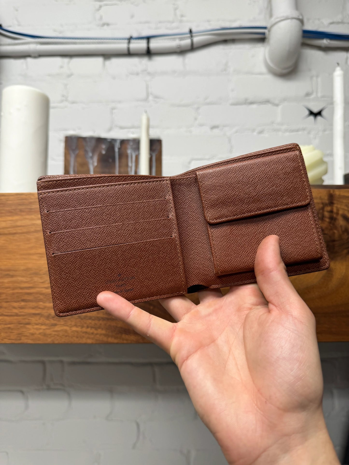 SS2003 Louis Vuitton x Takashi Murakami ‘Panda’ Monogram Bifold Leather Wallet