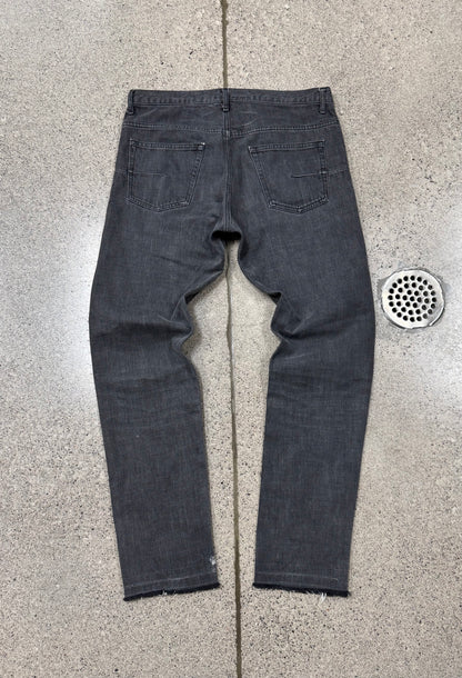 Dior Homme ‘Clawmark’ Washed Grey Denim