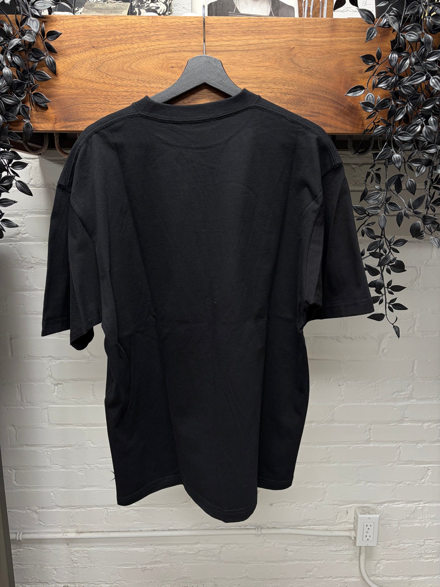 2020 Balenciaga ‘Simple Logo’ Black Oversized T-Shirt