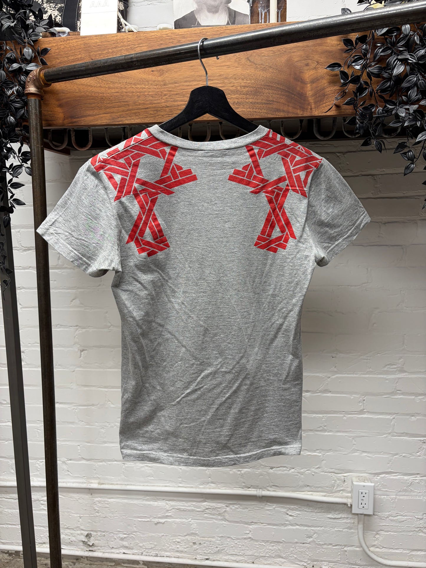 SS2008 Dior Homme by Kris Van Assche ‘Geometric’ V-Neck T-Shirt