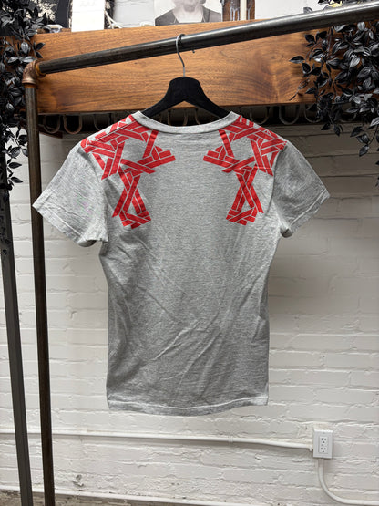 SS2008 Dior Homme by Kris Van Assche ‘Geometric’ V-Neck T-Shirt