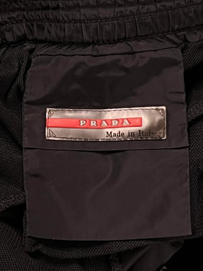 Prada Sport Nylon ‘Linea Rossa’ Swim Trunks