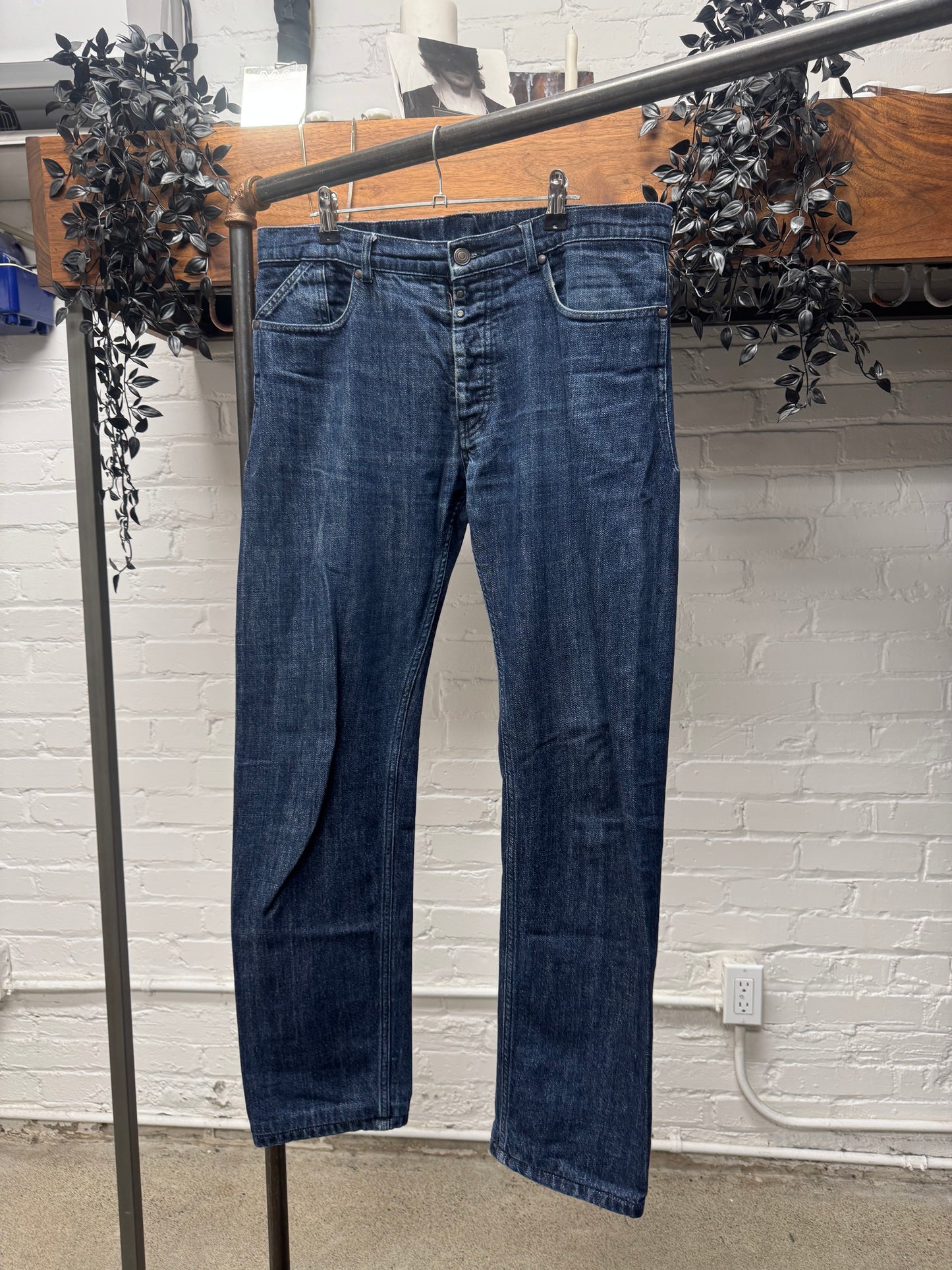 2013 Maison Margiela ‘Raw Blue’ Slim/Bootcut Denim