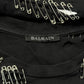 SS2011 Balmain by Christophe Decarnin ‘Safety Pin’ Distressed Black T-Shirt