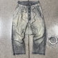 Rick Owens ‘Smoke Wash’ DRKSHDW Drop Crotch Pod Shorts