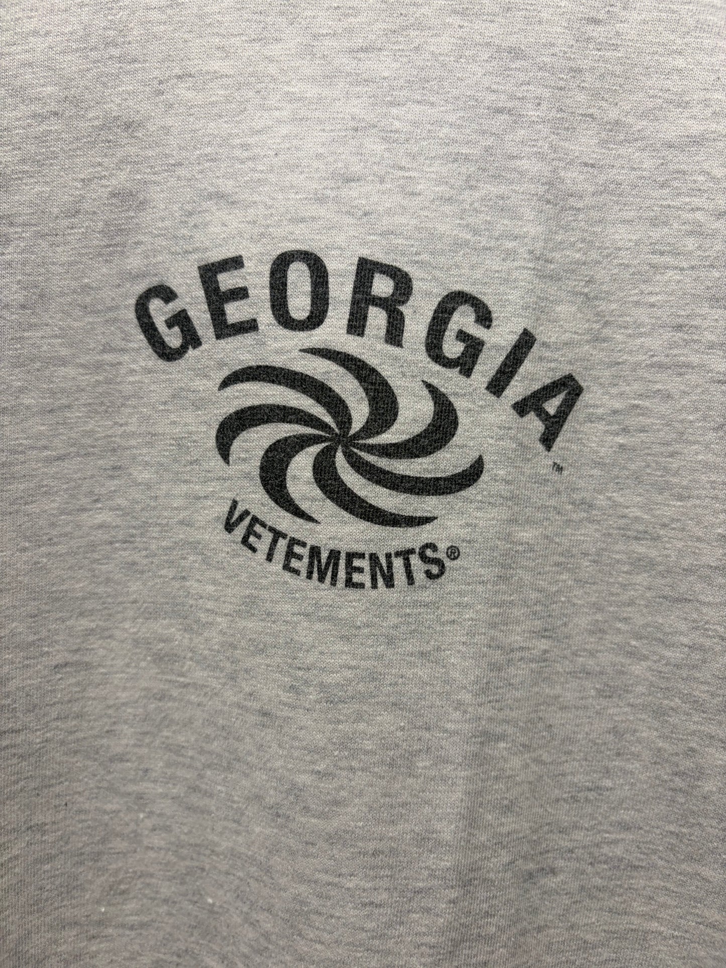 SS2019 Vetements ‘Georgia’ Grey Short Sleeve Shirt