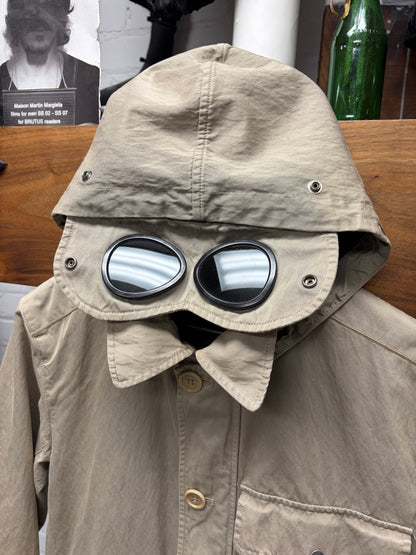 C.P. Company ‘Mille Miglia’ Tan Goggle Lens Hooded Jacket