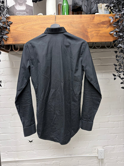 SS2009 Dior Button Up Black
Textured Collar Shirt