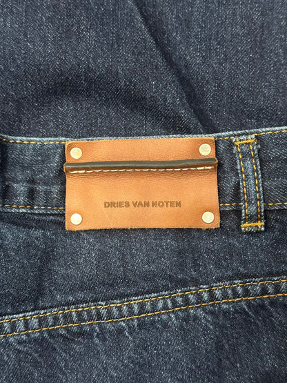 Dries Van Noten ‘Pleated’ Wide Leg Denim