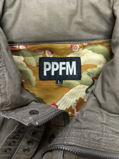 PPFM Detachable Brown Cargo Jacket/Vest