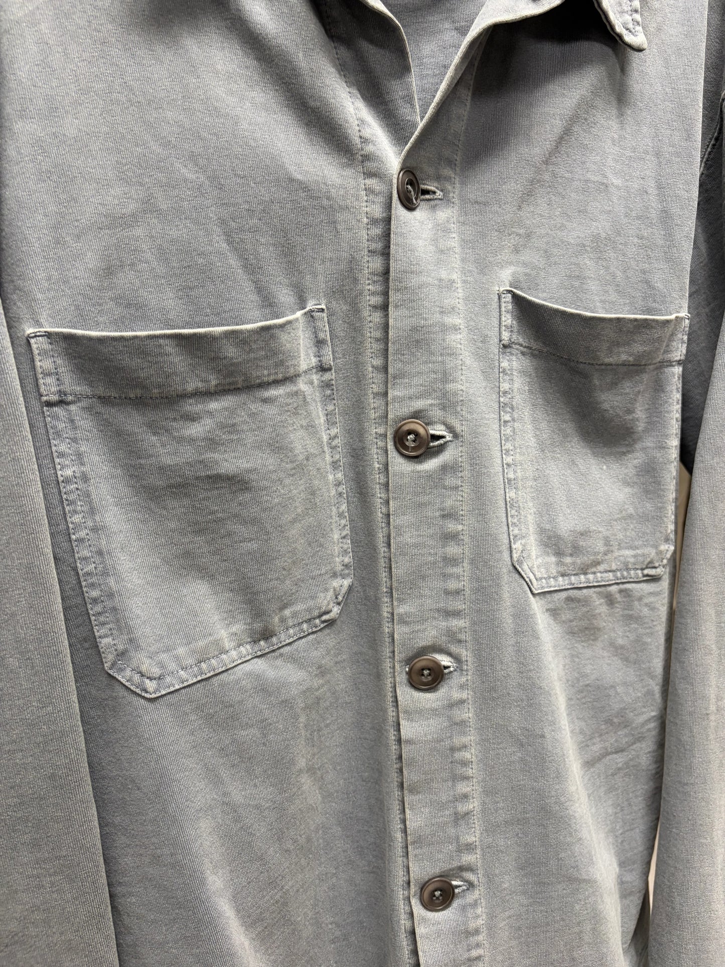 Lemaire ‘50s-60s Inspired’ Faded Grey Workwear Denim Overshirt