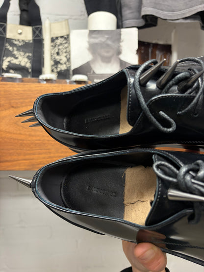 Pre-AW2018 Balenciaga ‘Spike’ Studded Black Leather Derbys