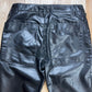 Vintage Dirk Bikkembergs Black Leather Bootcut Trousers