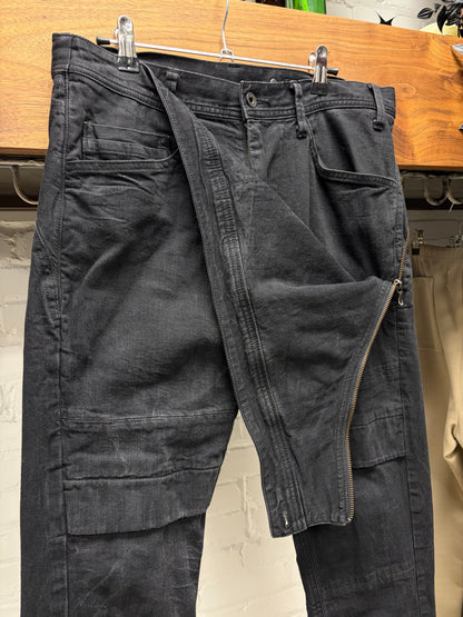 AW2021 Julius ‘Aircut’ 8oz Black Skinny Cut Stretch Denim