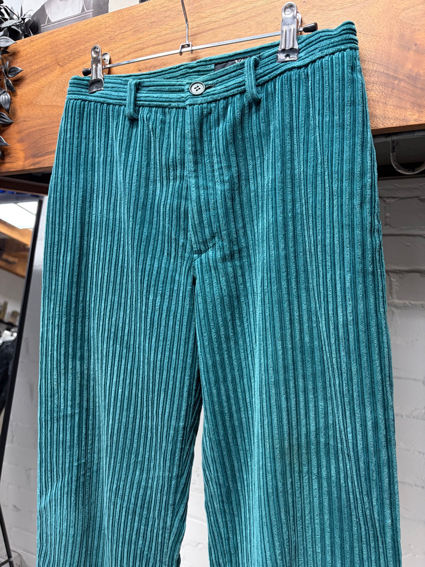 Vintage Yohji Yamamoto ‘Y’s’ Blue Corduroy Straight Cut Pants