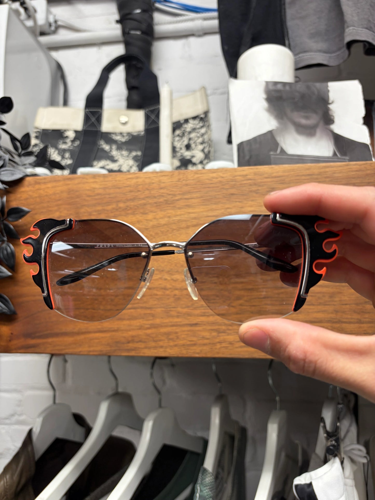 Prada ‘Flame’ Cat Eye Sunglasses